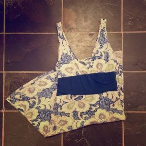 Patagonia blue floral dress, small